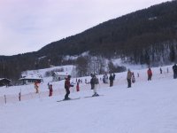 Wala with ski instructor